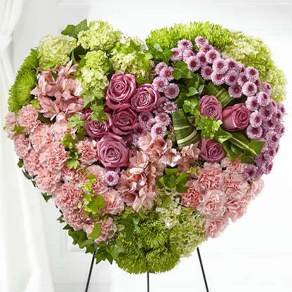 Heartwarming Standing Heart –  Semper Fi Florist, Oceanside CA