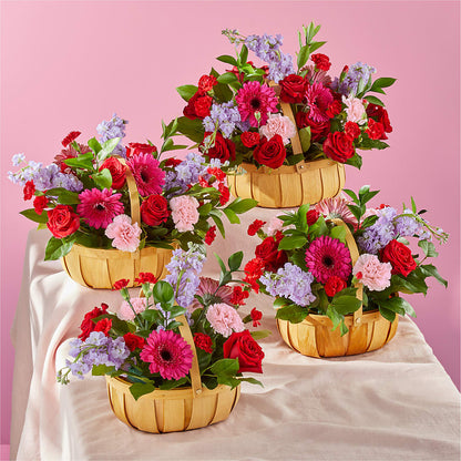 Pink Picnic Basket –  Semper Fi Florist, Oceanside CA