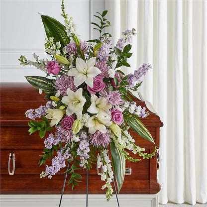 Grateful Hearts Standing Spray –  Semper Fi Florist, Oceanside CA