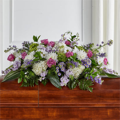 Meadows of Serenity Casket Spray –  Semper Fi Florist, Oceanside CA