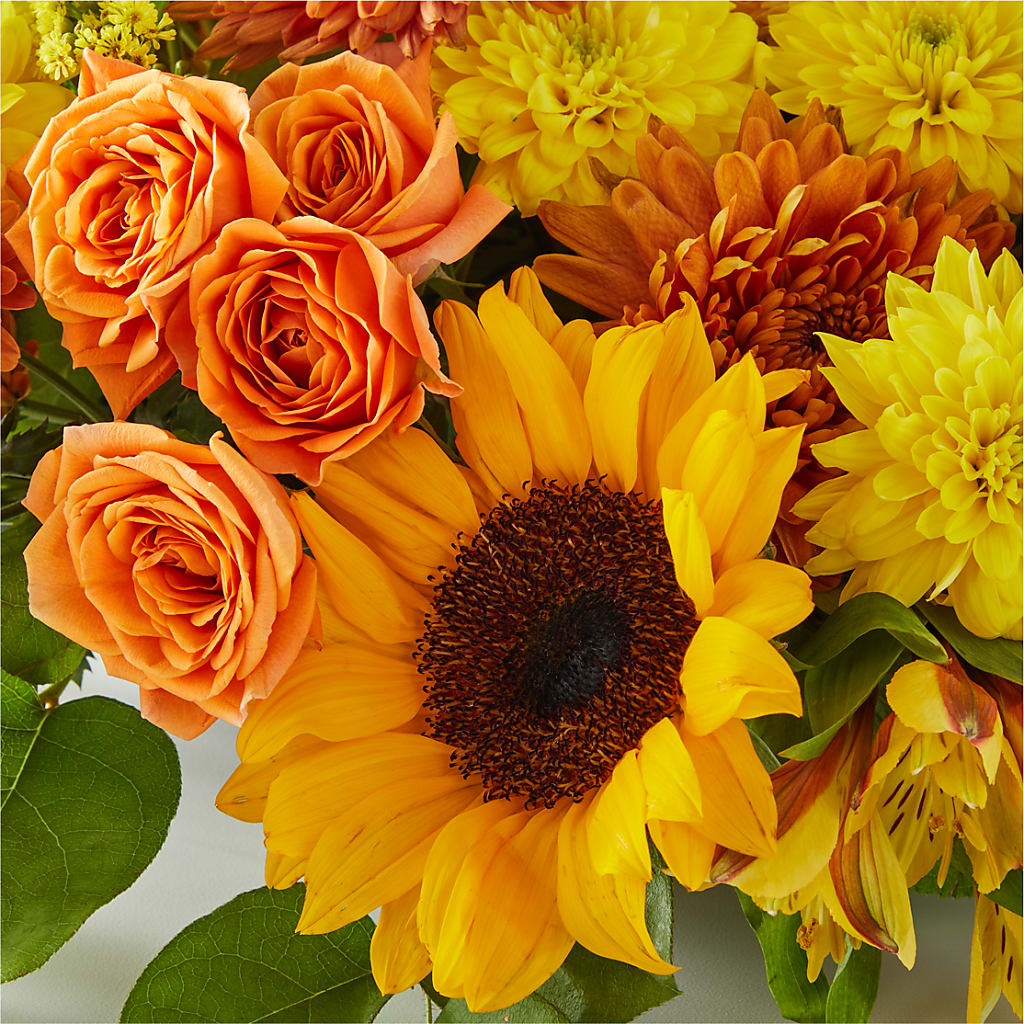 Autumn Harmony Centerpiece –  Semper Fi Florist, Oceanside CA