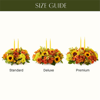 Autumn Harmony Centerpiece –  Semper Fi Florist, Oceanside CA