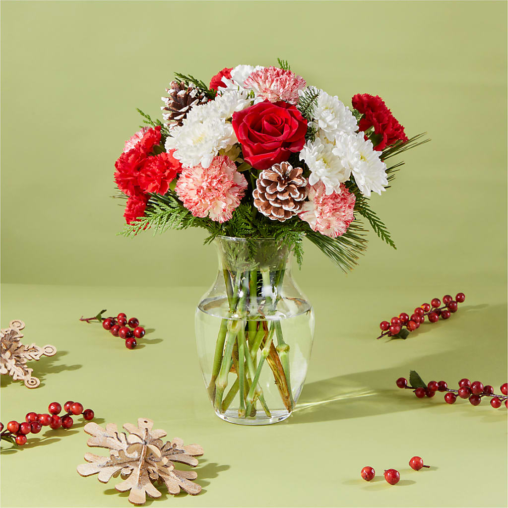 Candy Cane Lane Bouquet –  Semper Fi Florist, Oceanside CA