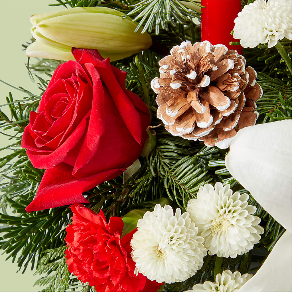 Seasonal Festivities Centerpiece –  Semper Fi Florist, Oceanside CA