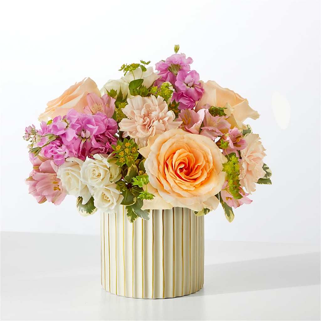 Paradise Bouquet with Ivory Vase –  Semper Fi Florist, Oceanside CA
