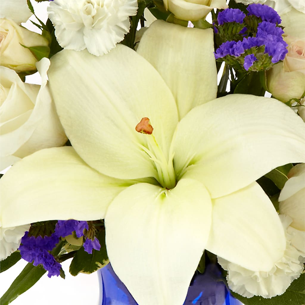 Sapphire Rush Bouquet –  Semper Fi Florist, Oceanside CA