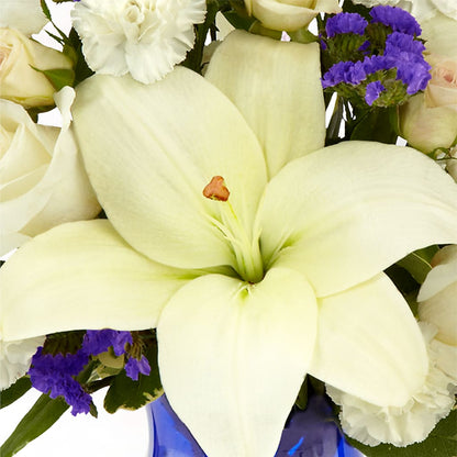 Sapphire Rush Bouquet –  Semper Fi Florist, Oceanside CA