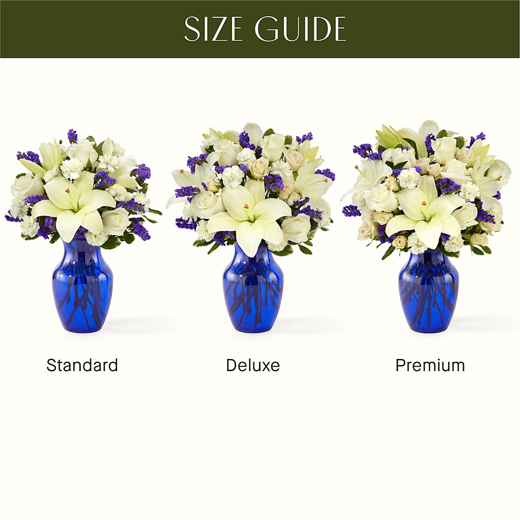 Sapphire Rush Bouquet –  Semper Fi Florist, Oceanside CA