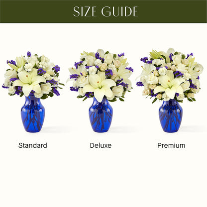 Sapphire Rush Bouquet –  Semper Fi Florist, Oceanside CA