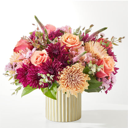 Berry Cobbler Bouquet with Ivory Vase –  Semper Fi Florist, Oceanside CA