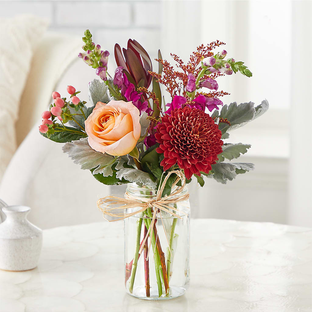 Moody Hues Bouquet –  Semper Fi Florist, Oceanside CA