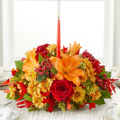 Autumn's Embrace Centerpiece –  Semper Fi Florist, Oceanside CA