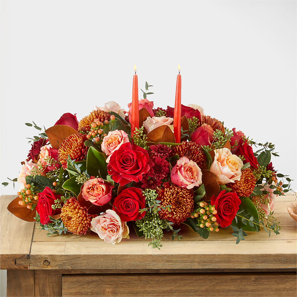 Gather Near Centerpiece –  Semper Fi Florist, Oceanside CA
