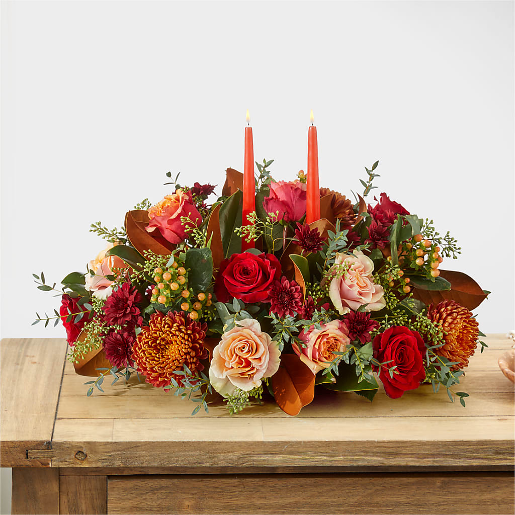 Gather Near Centerpiece –  Semper Fi Florist, Oceanside CA