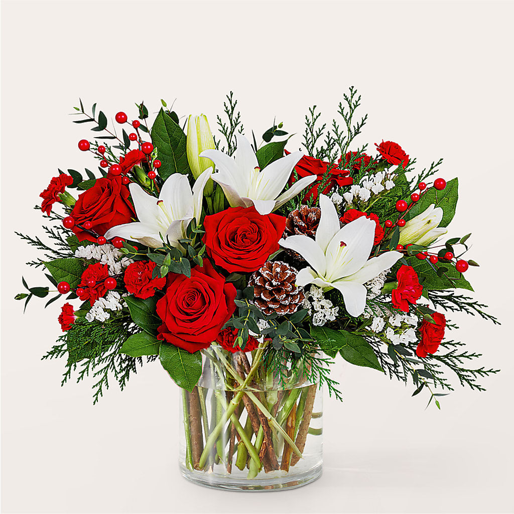 Best in Snow Bouquet –  Semper Fi Florist, Oceanside CA