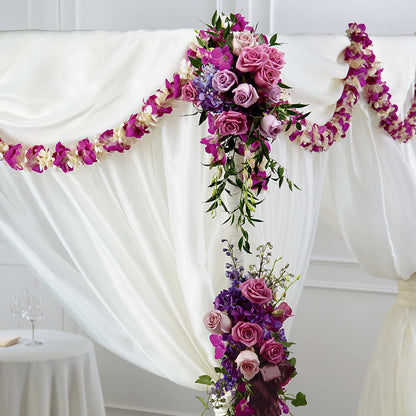 Color & Light Chuppah Decor –  Semper Fi Florist, Oceanside CA