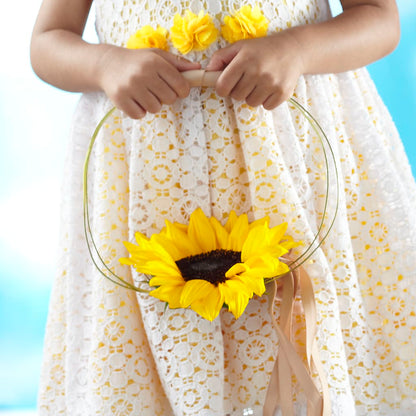 Sweet Sunshine Flower Girl Bouquet –  Semper Fi Florist, Oceanside CA