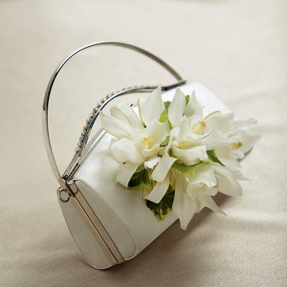 White Purse Decor –  Semper Fi Florist, Oceanside CA