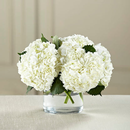 White Hydrangea Bouquet –  Semper Fi Florist, Oceanside CA